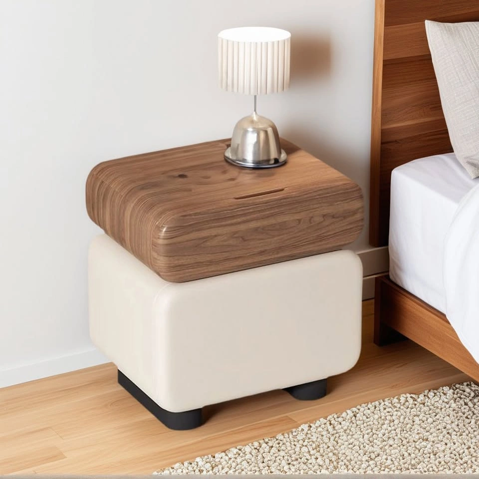 Modern Walnut Nightstand with Tiers - From $128 - photo 2
