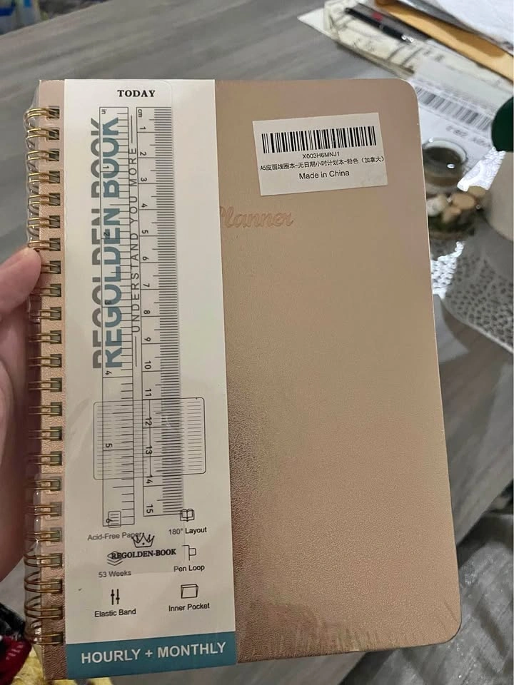 Rose Gold Undated Planner