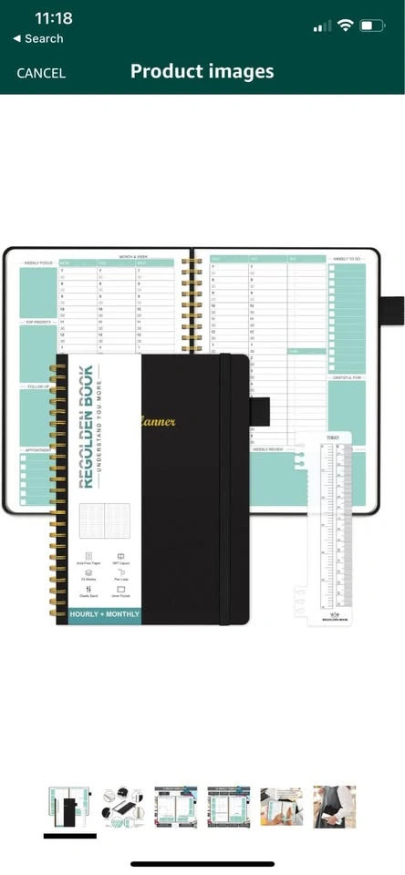 Rose Gold Undated Planner - photo 2