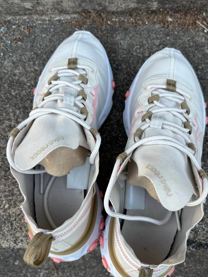 Nike React Element 55 Phantom Tan Pink Womens US 8.5 - photo 5