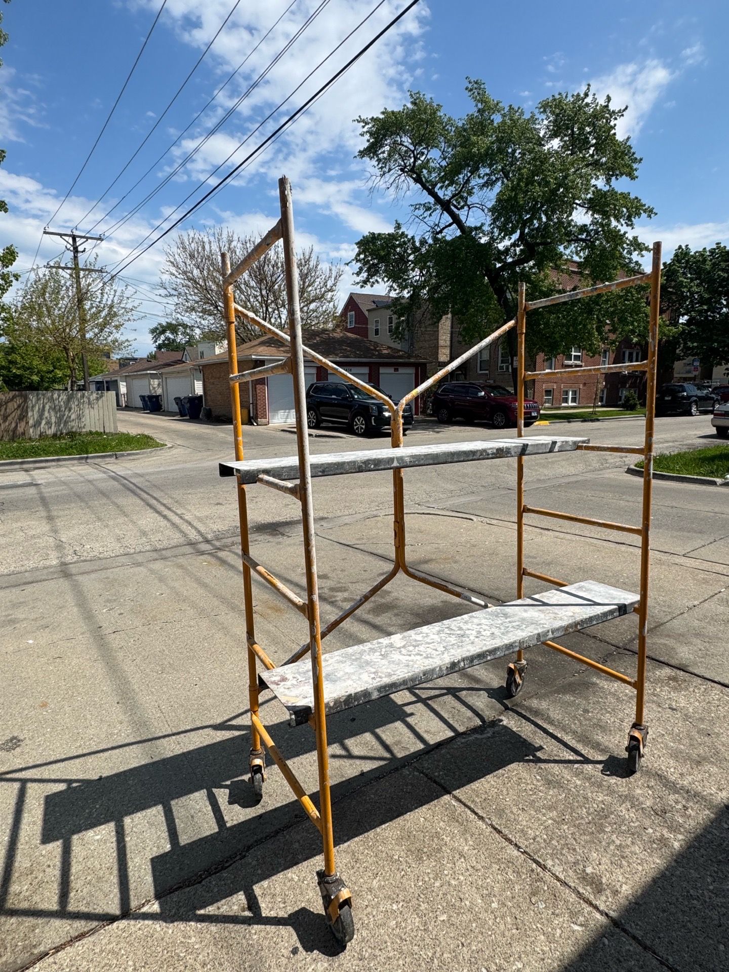 Deep 25” Wide 52” 2 platforms