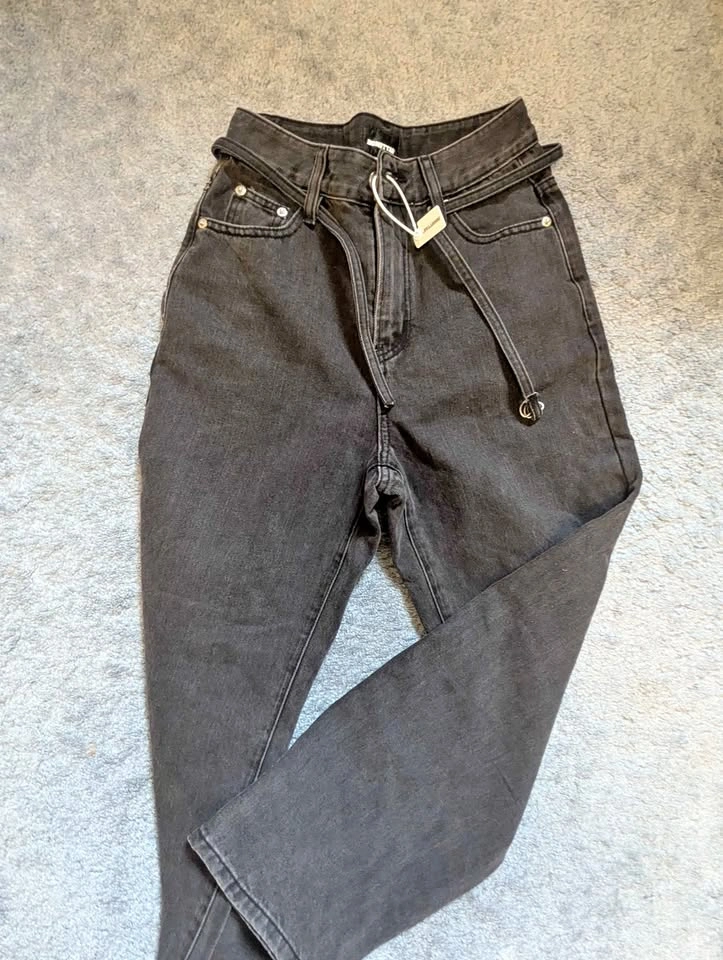 Black Denim Jeans, XS