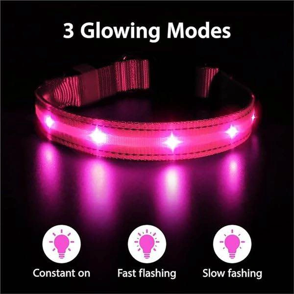 LED Light-up Dog Collar - photo 4