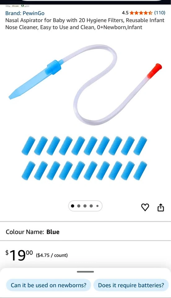 Baby Nasal Aspirator
