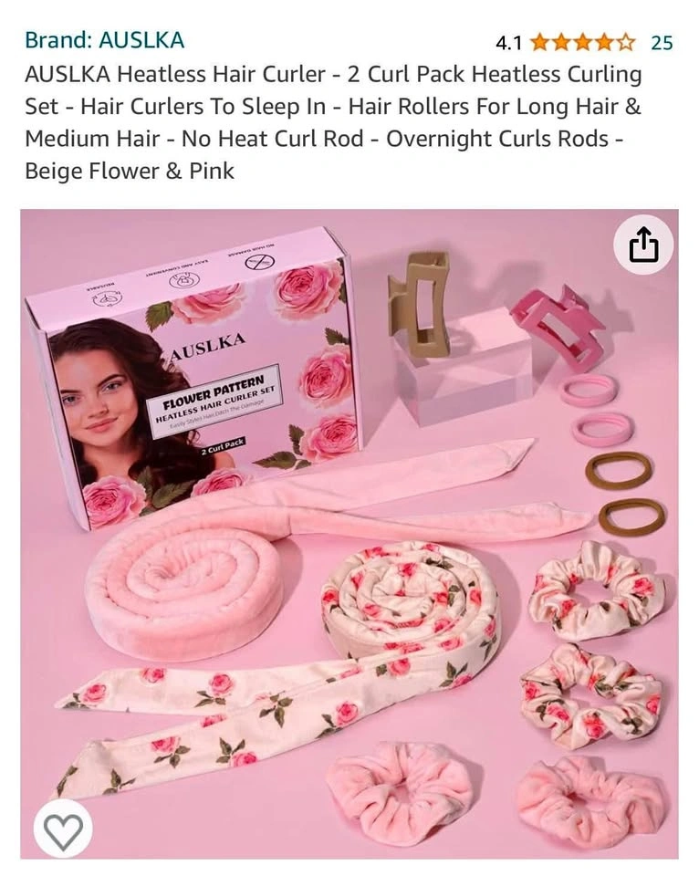 Heatless Hair Curler
