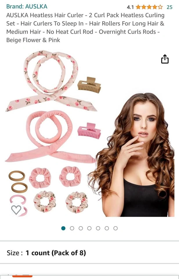 Heatless Hair Curler - photo 3