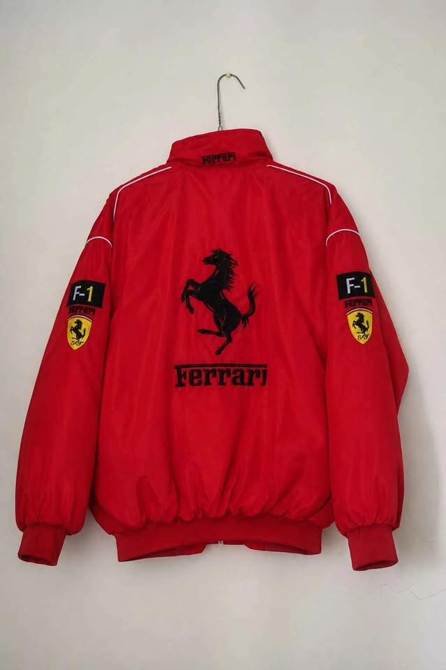 Vintage Ferrari F1 Racing Jacket – Red Puma Scuderia Ferrari Lar - photo 2