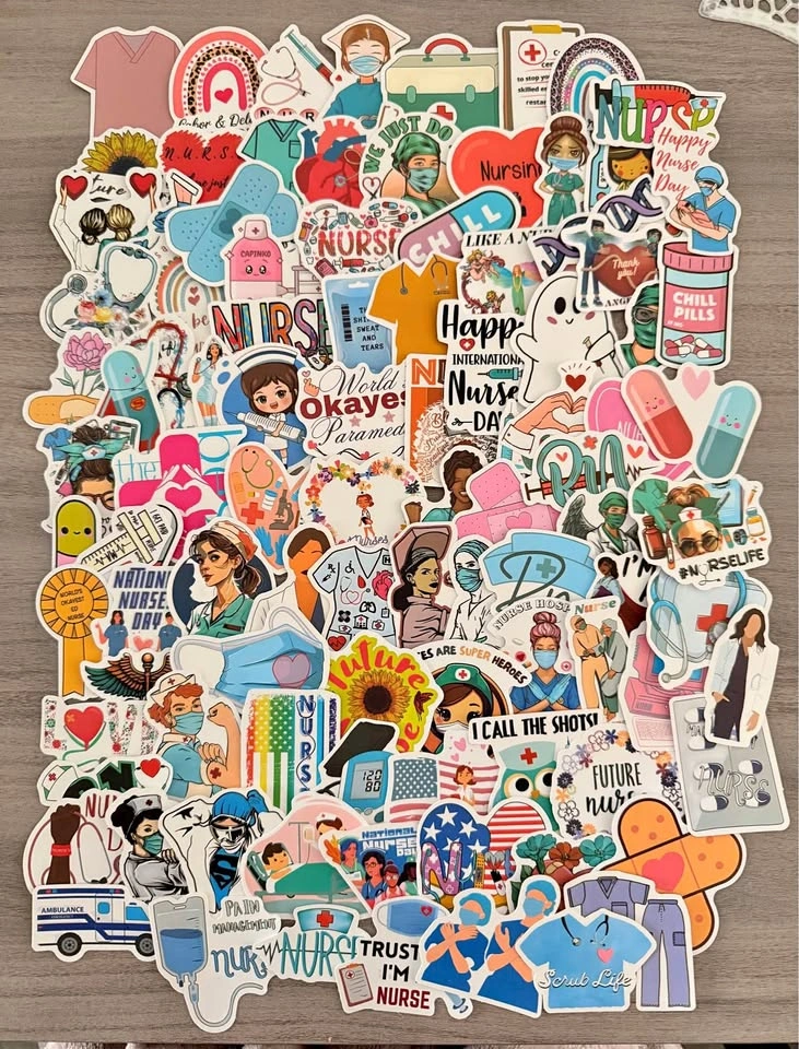 Nurse Stickers 100pcs