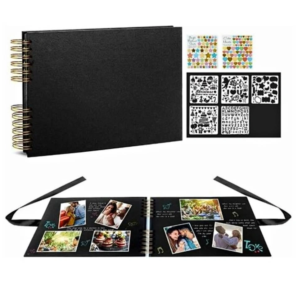 Scrapbook with Stickers & Stencils