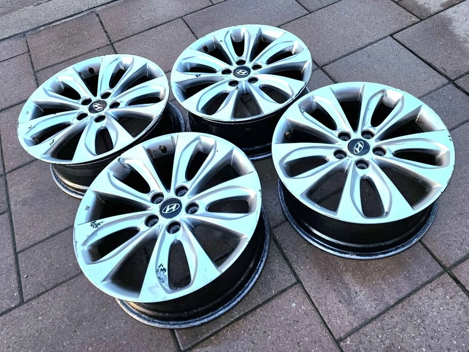 Set of Hyundai Kia Genesis Alloy Wheels 18inch - photo 2