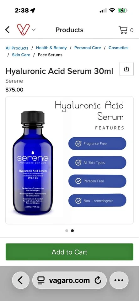 Hyaluronic Acid Serum