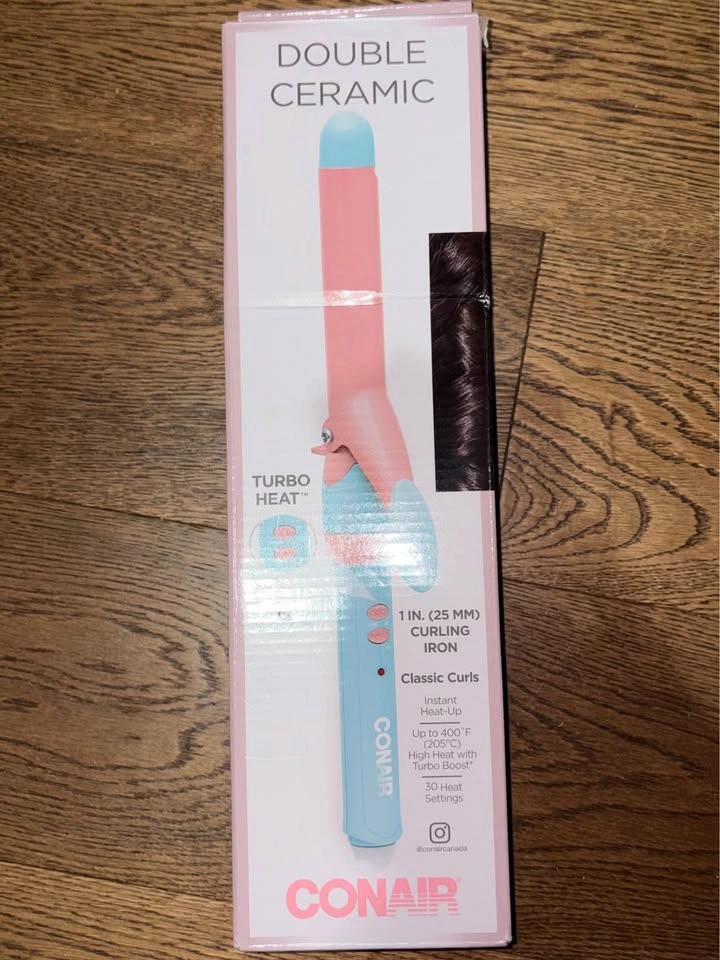 Conair Double Ceramic 1-inch Curling Iron