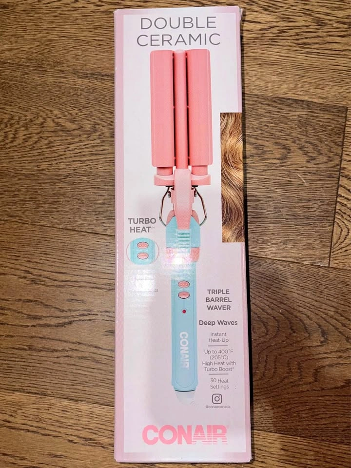 Conair Double Ceramic Triple Barrel Waver
