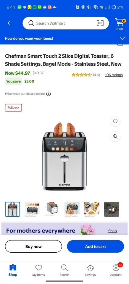 Chefman Digital Toaster - photo 2