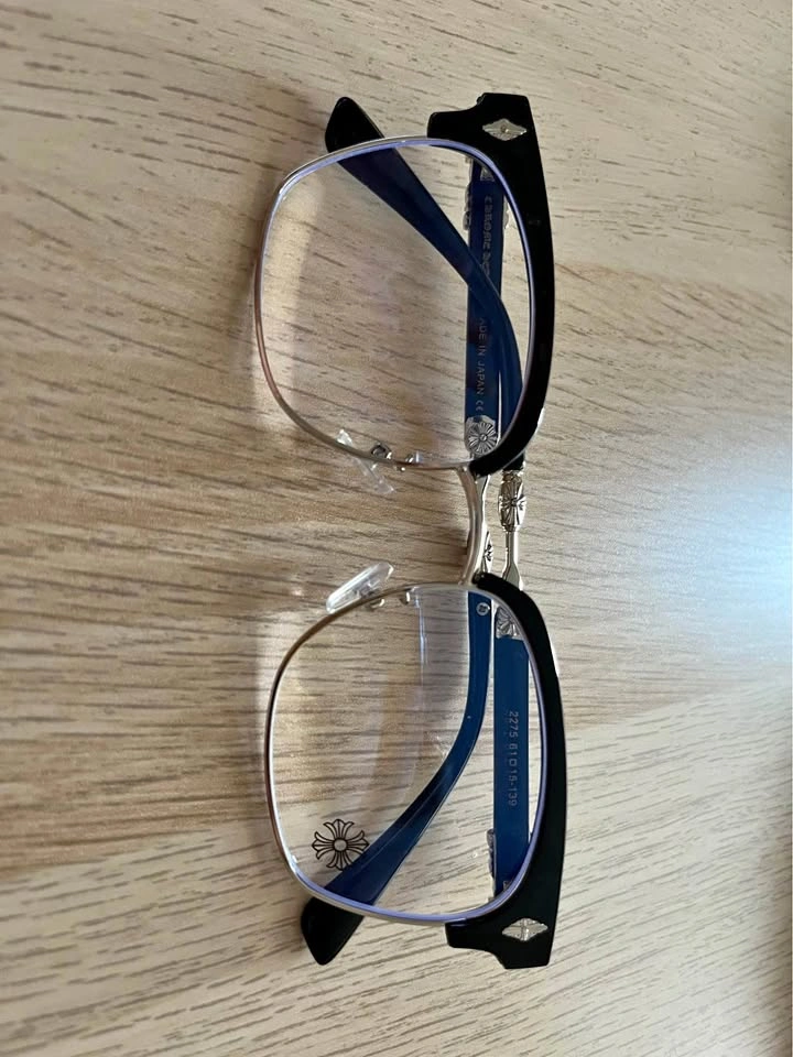 Chrome Hearts Black Blue Light Glasses