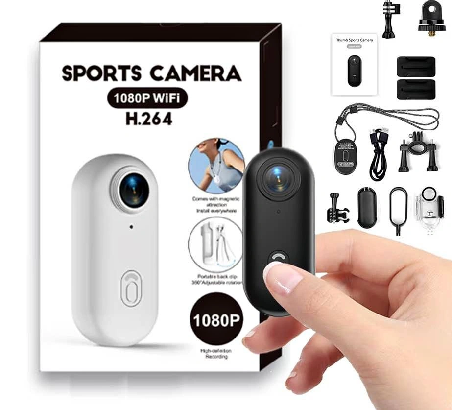 1080P Mini Body Camera w/ Waterproof Case