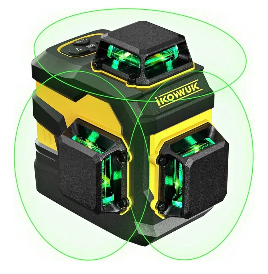 IKOVWUKk Laser Level, 3x360° Cross Line Laser