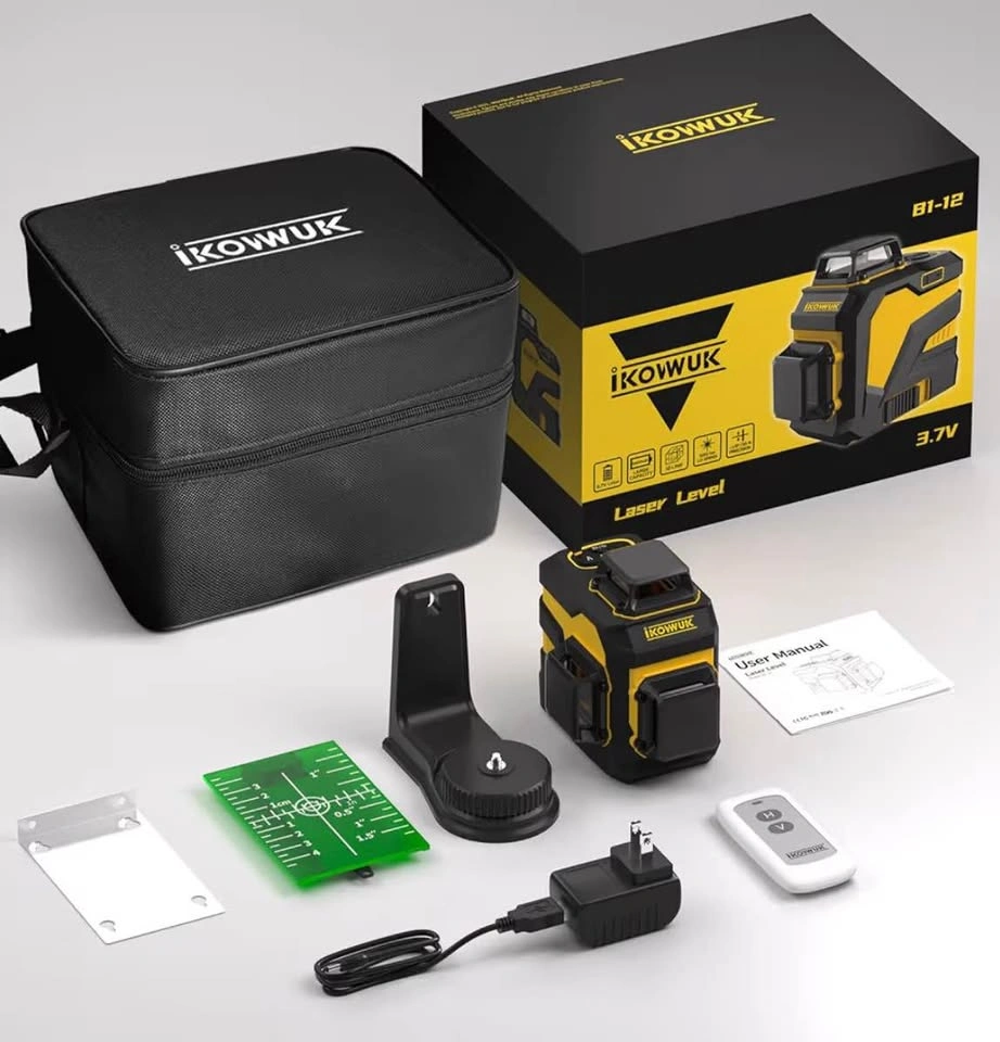 IKOVWUKk Laser Level, 3x360° Cross Line Laser - photo 2