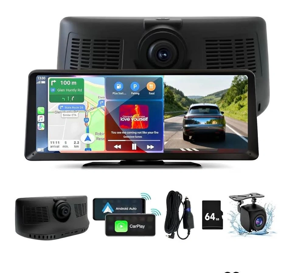 8.1" HD Carplay Screen & 2K Dash Cam