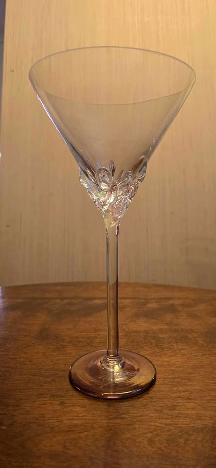 Signed Ion Tamaian Hand-Blown Romanian Art Glass Stemware Set - photo 4