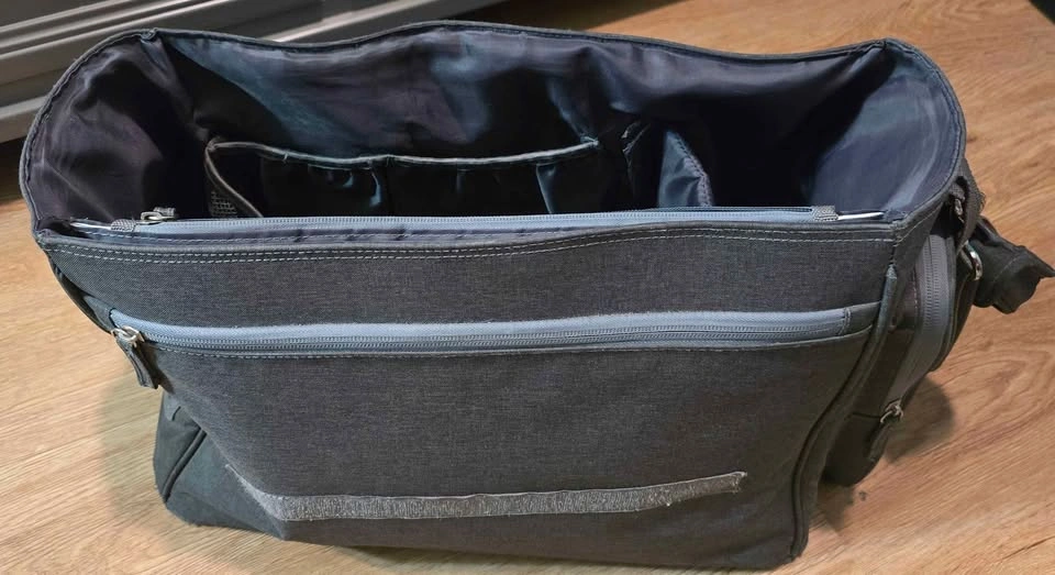 Bblüv Diaper Bag / Baby Travel Bag – Grey - photo 4