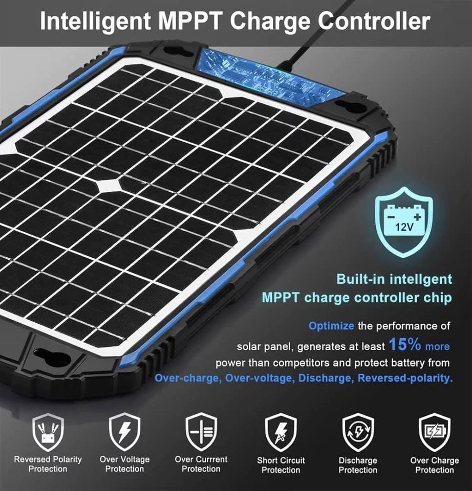 SUNER POWER 12W 12V Solar Battery Charger & Maintainer Pro - photo 5
