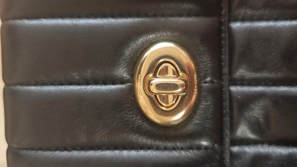 Coach Black Quilted Leather Top Handle / Crossbody Bag - photo 4