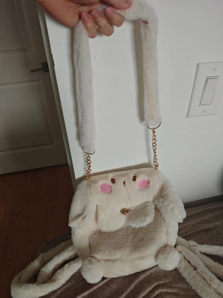 New Plush Bunny Convertible Bag - photo 2