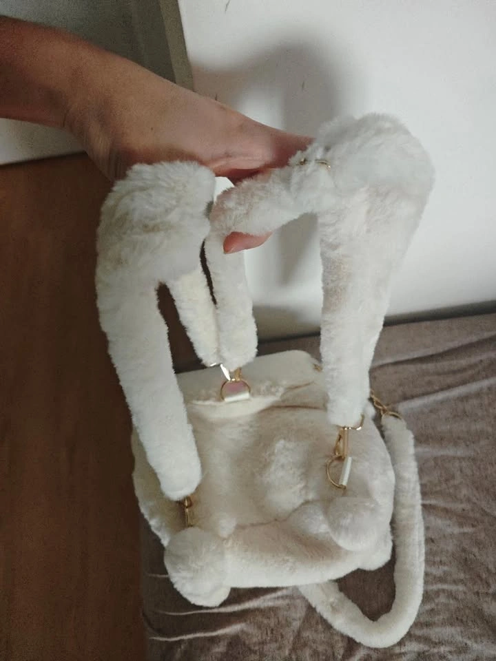New Plush Bunny Convertible Bag - photo 4