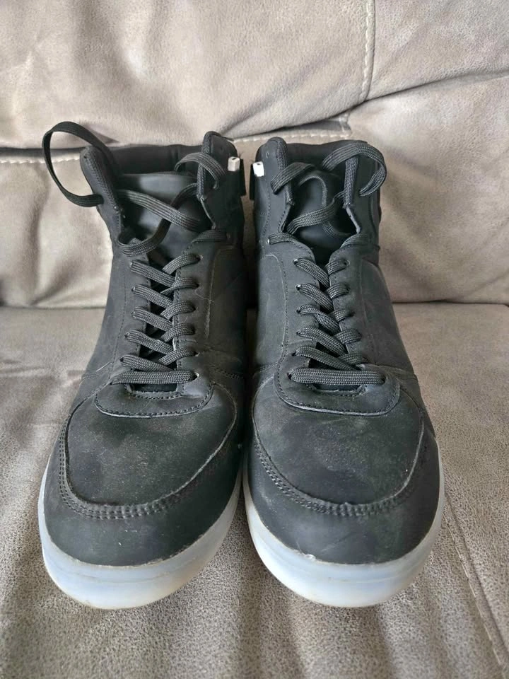 Black High Top Light Up Sneakers