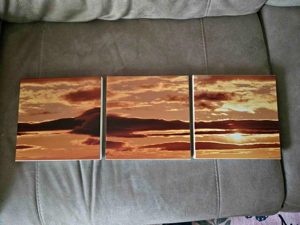 3-piece Sunset Canvas Wall Art Set