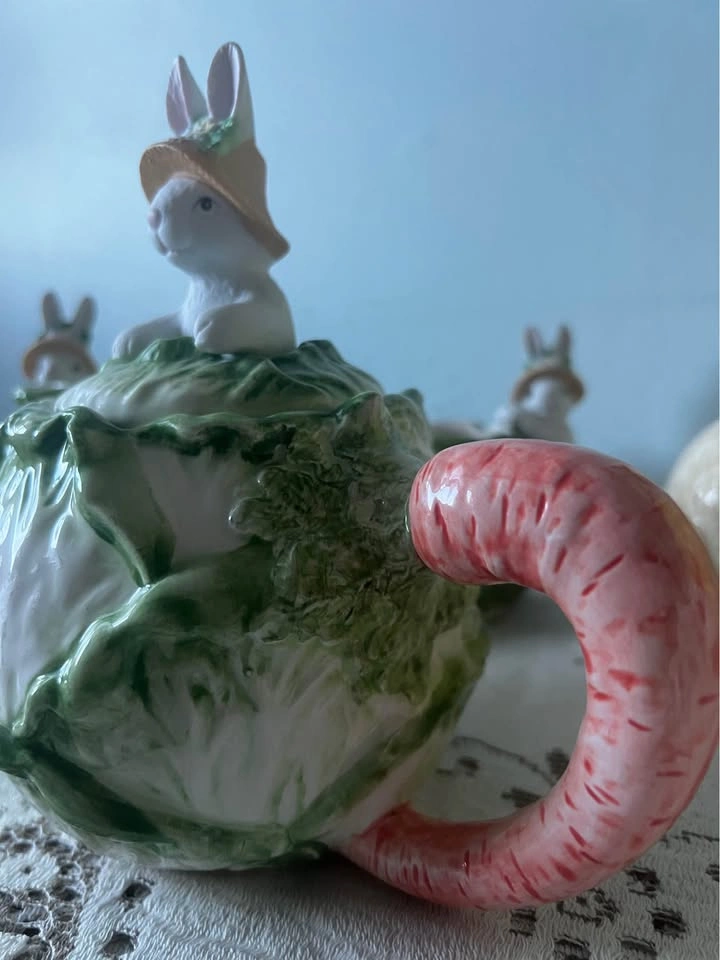 Cabbage Bunny Tea Set - photo 2