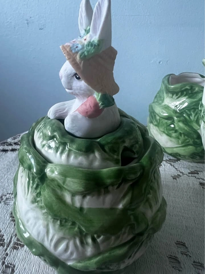 Cabbage Bunny Tea Set - photo 5