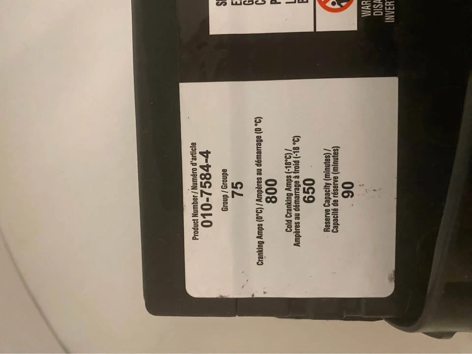 Motomaster Side Post Battery - photo 5