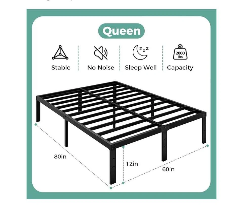 Queen Metal Platform Bed Frame (brand new) - photo 2