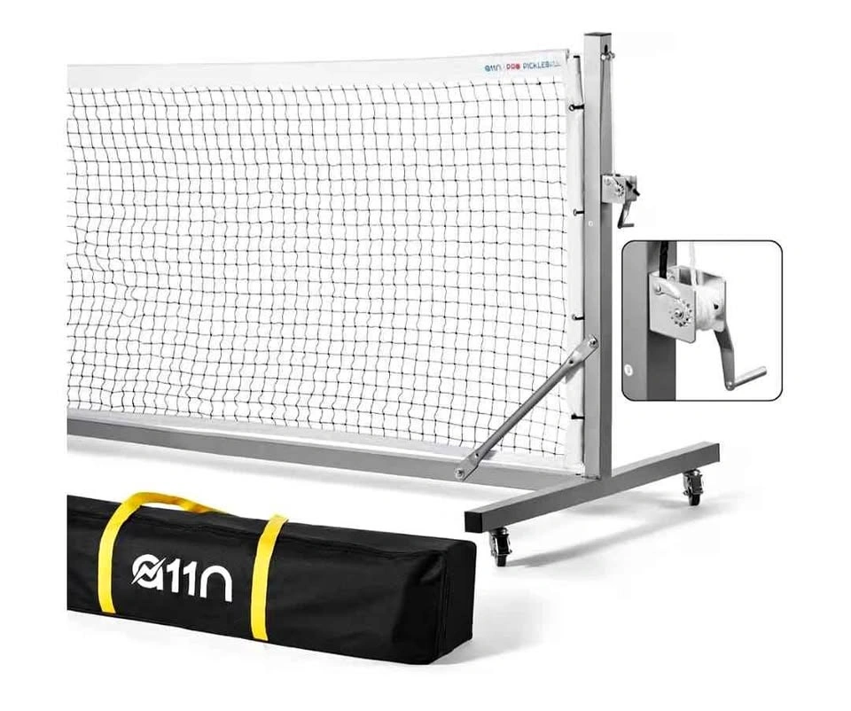 A11N Pro Pickleball Net with Wheels (Brand New)