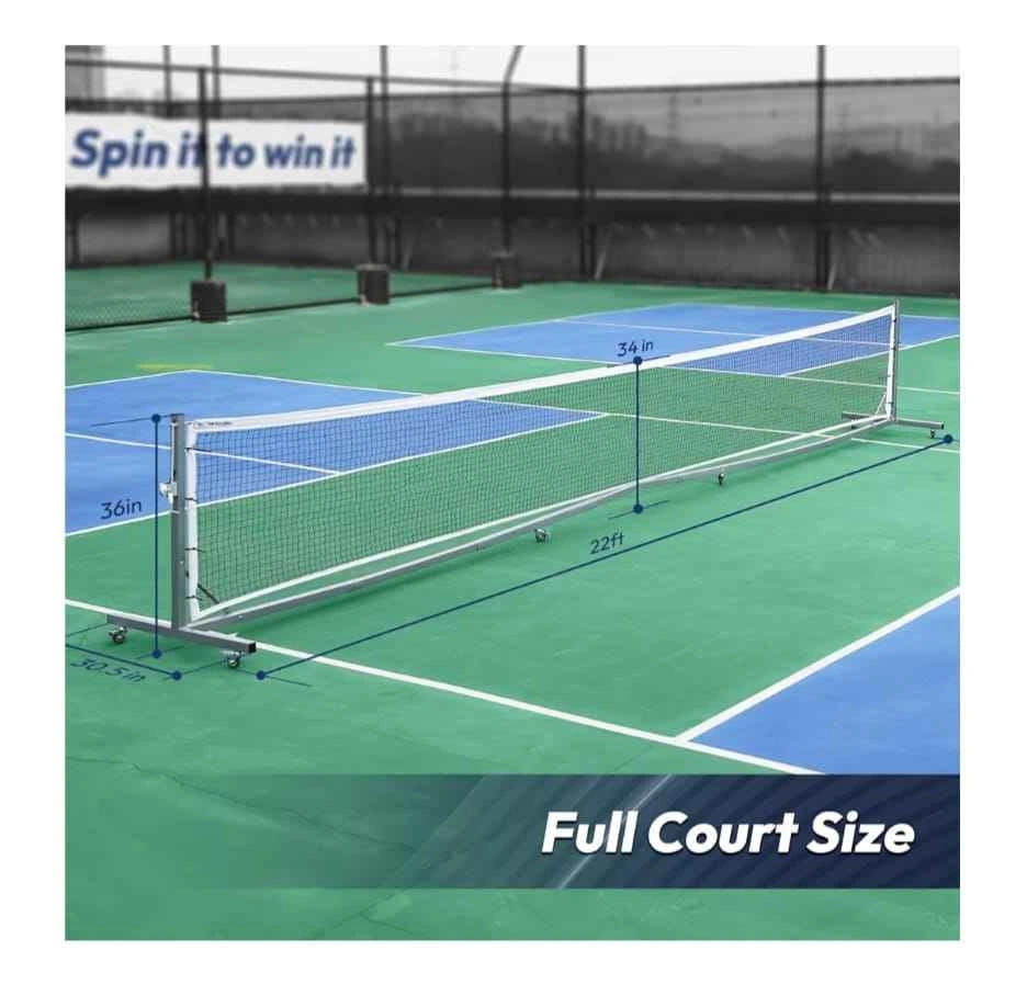 A11N Pro Pickleball Net with Wheels (Brand New) - photo 3