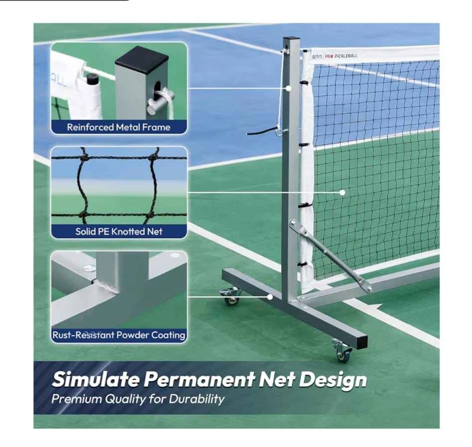 A11N Pro Pickleball Net with Wheels (Brand New) - photo 4