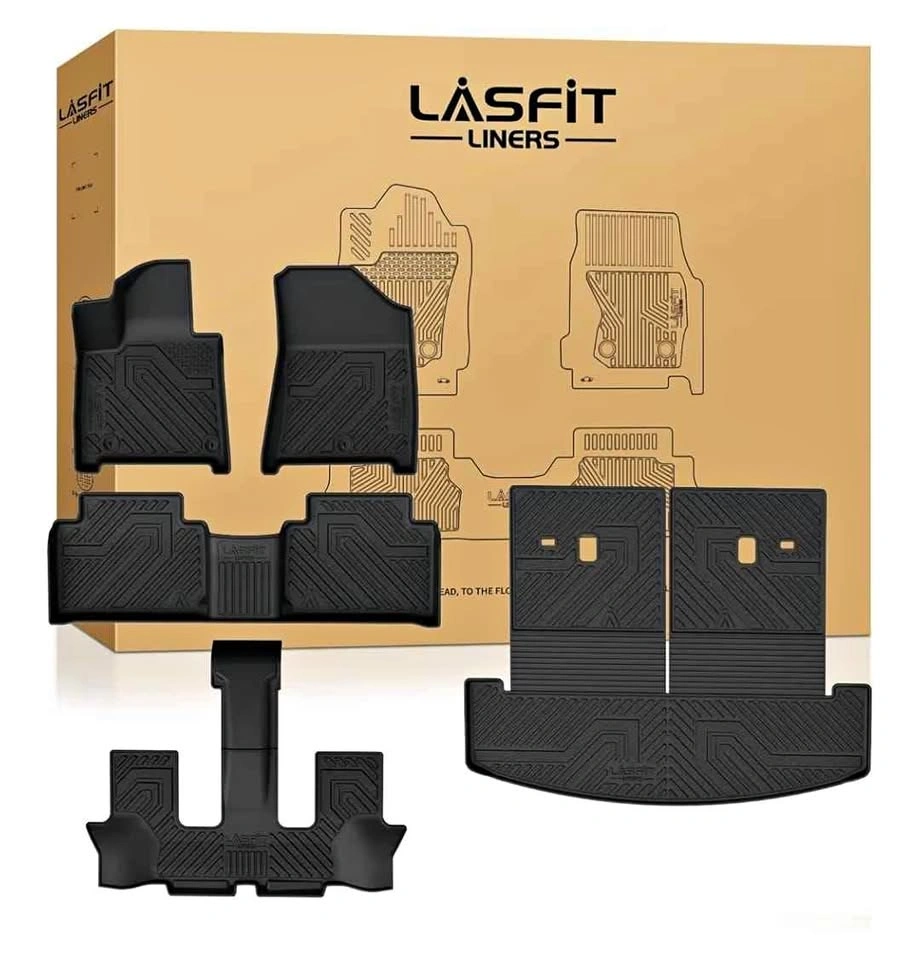 LASFIT All-Weather Floor Liners for Hyundai Santa Fe (Brand New)