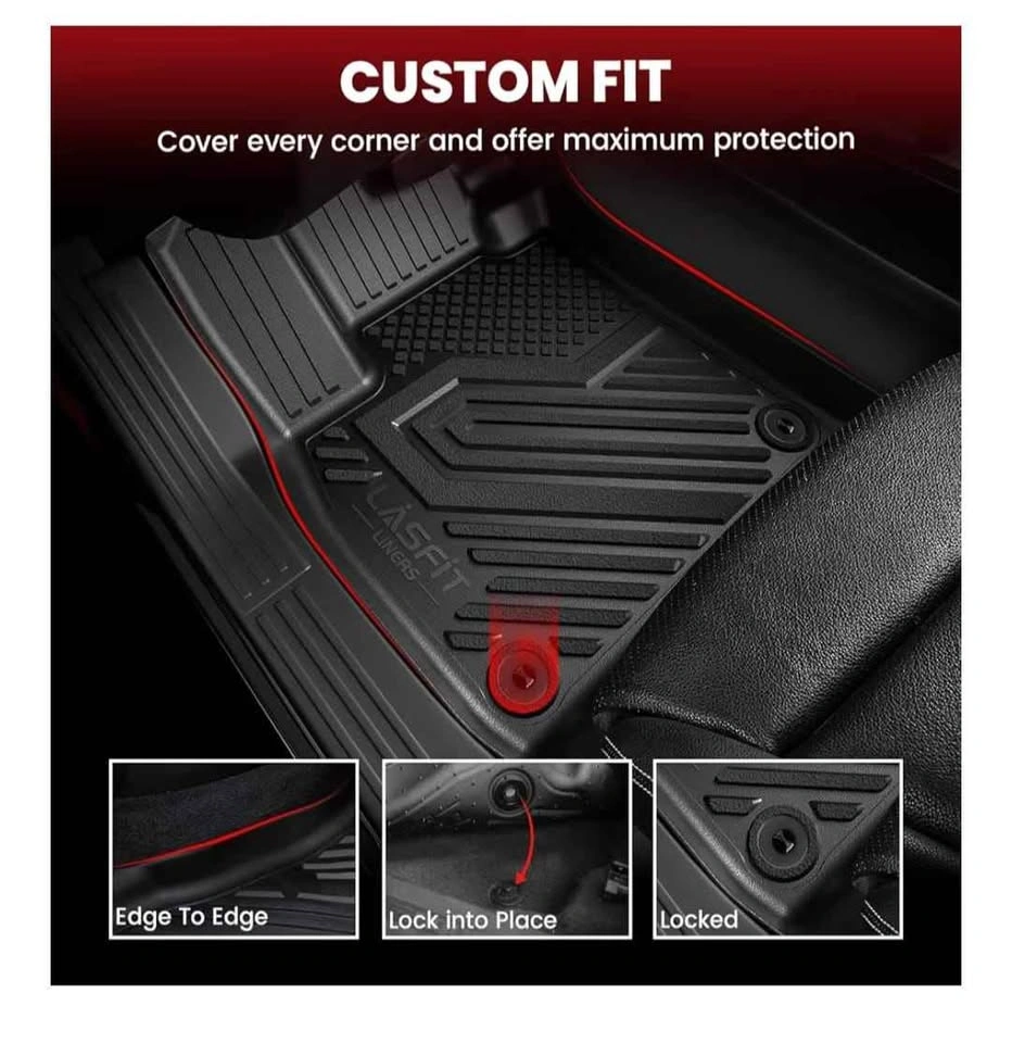 LASFIT All-Weather Floor Liners for Hyundai Santa Fe (Brand New) - photo 3