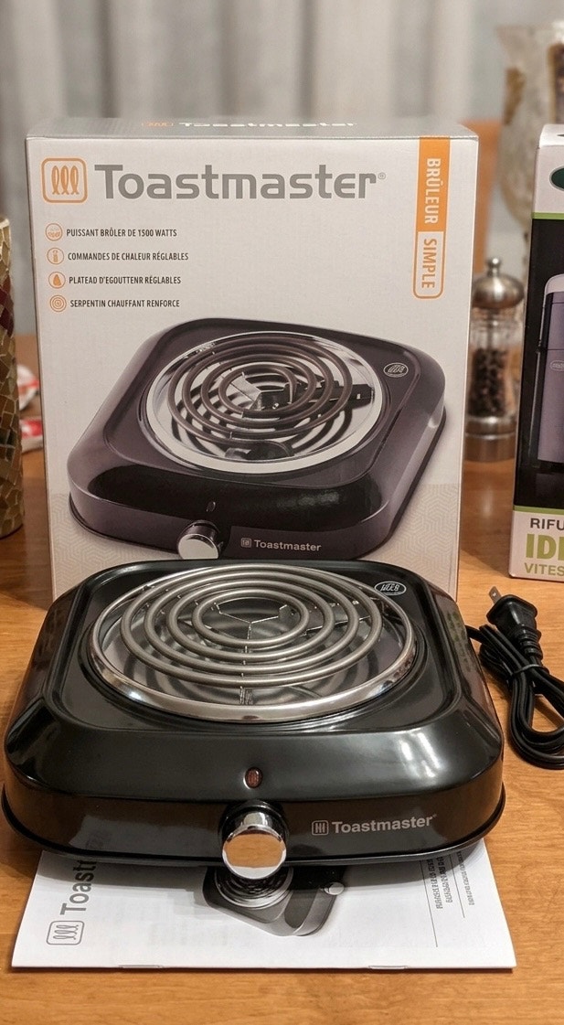 Toastmaster Single Burner