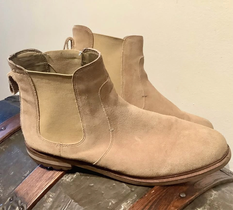 Clarks Foxwell Top Suede Chelsea Boots Sz 11.5 - photo 2
