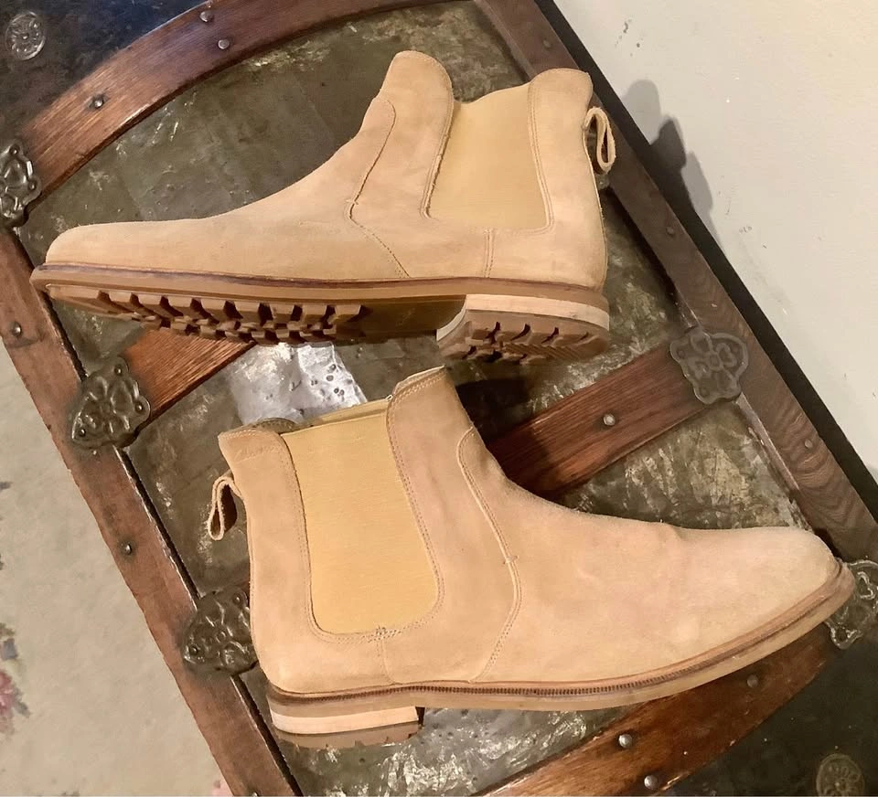 Clarks Foxwell Top Suede Chelsea Boots Sz 11.5 - photo 3