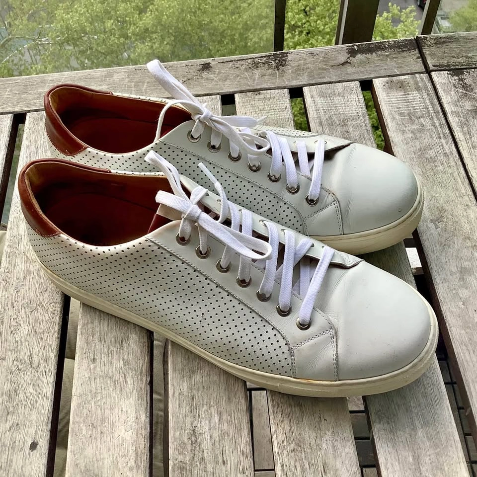 Magnanni Costa Perforated Lace-Up Shoes White - US 12 (EU 45)