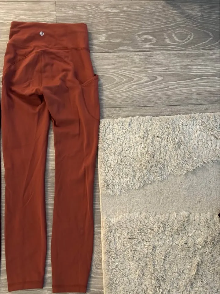 Lululemon Leggings Lot - Black, Burgundy, Tan - photo 3