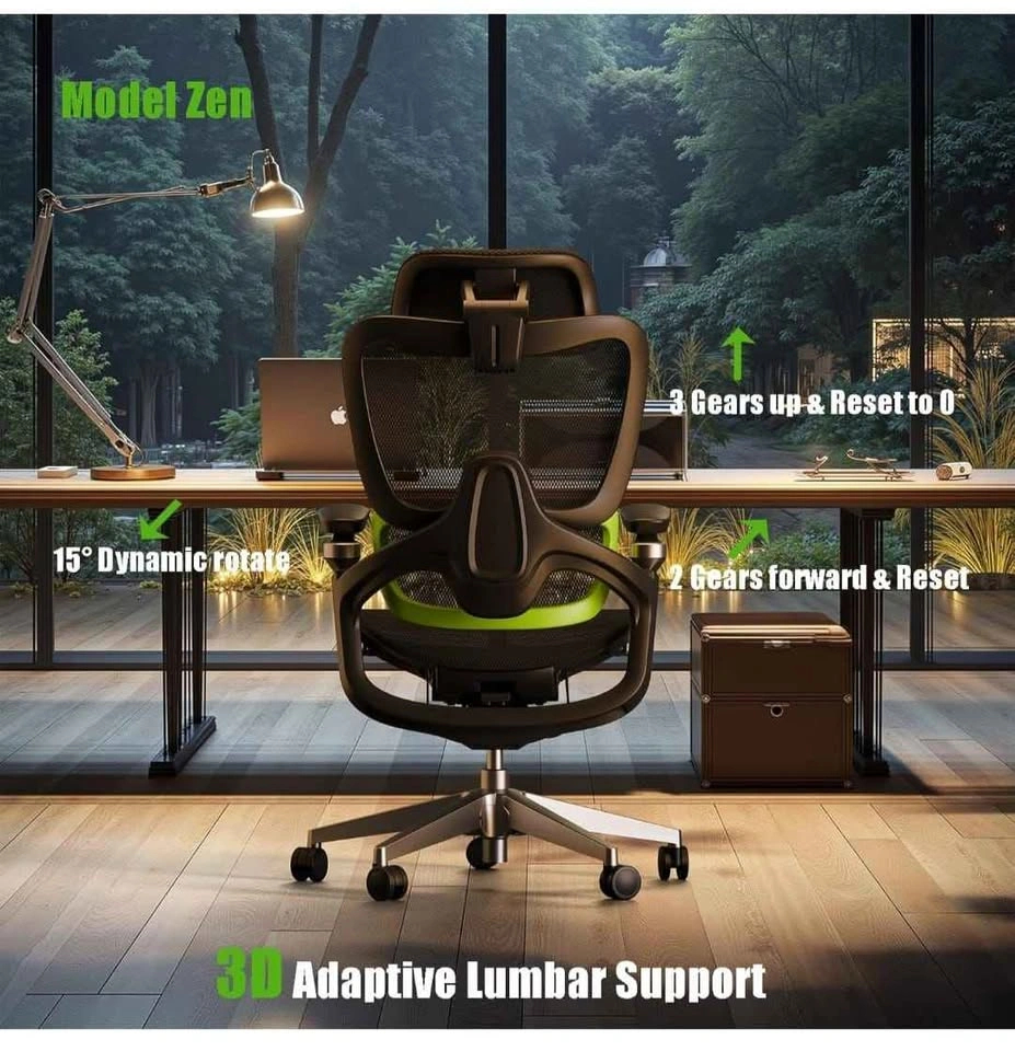 Ergonomic Mesh Office Chair with Lumbar Support - photo 4