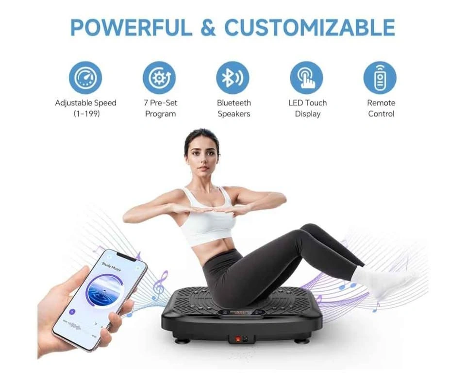 Vibration Plate Exercise Machine - 199 Speeds - photo 2