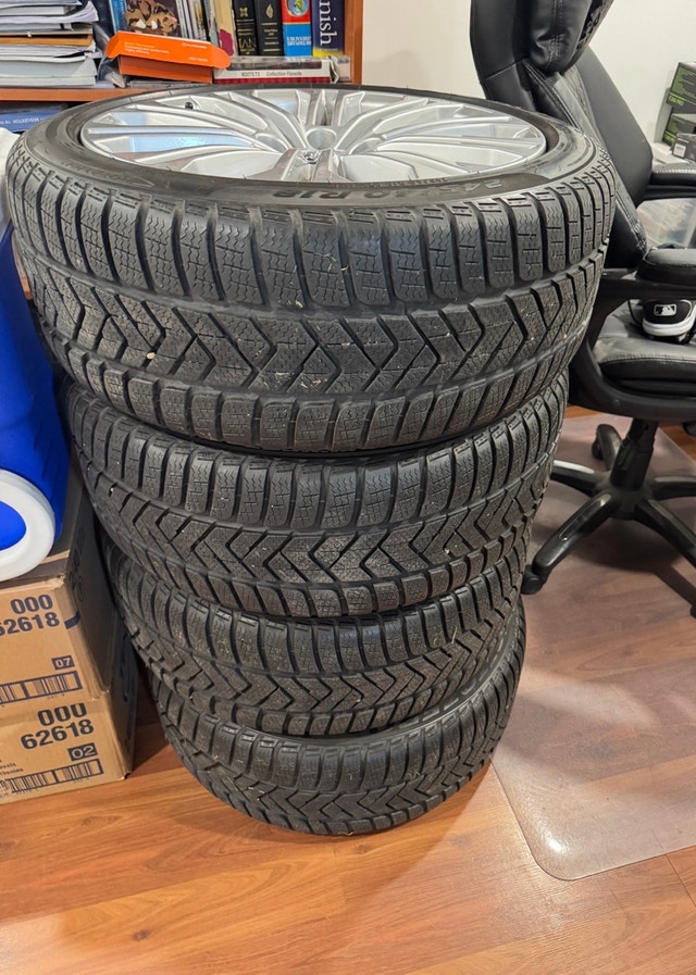 Set of FOUR 18'' Winter Tires on OEM Audi Rims