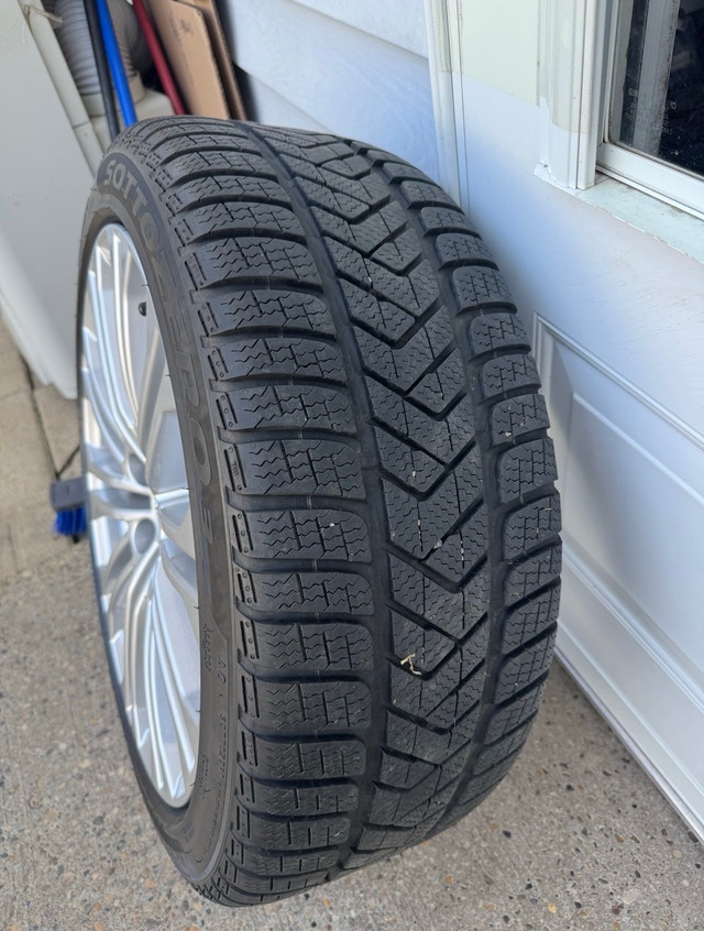 Set of FOUR 18'' Winter Tires on OEM Audi Rims - photo 3