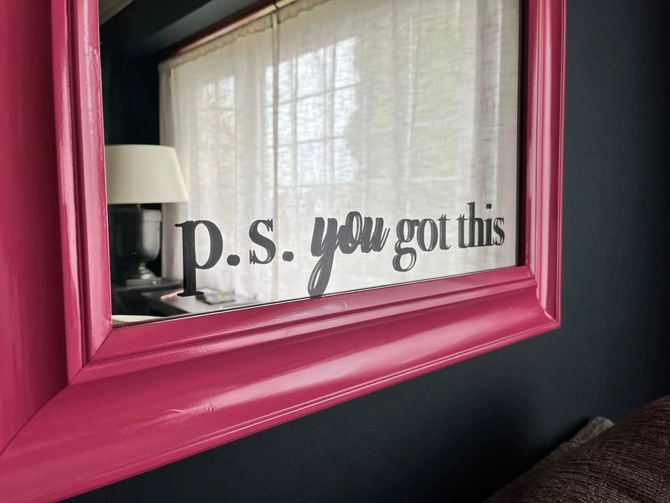 PINK Positivity Mirror - photo 2